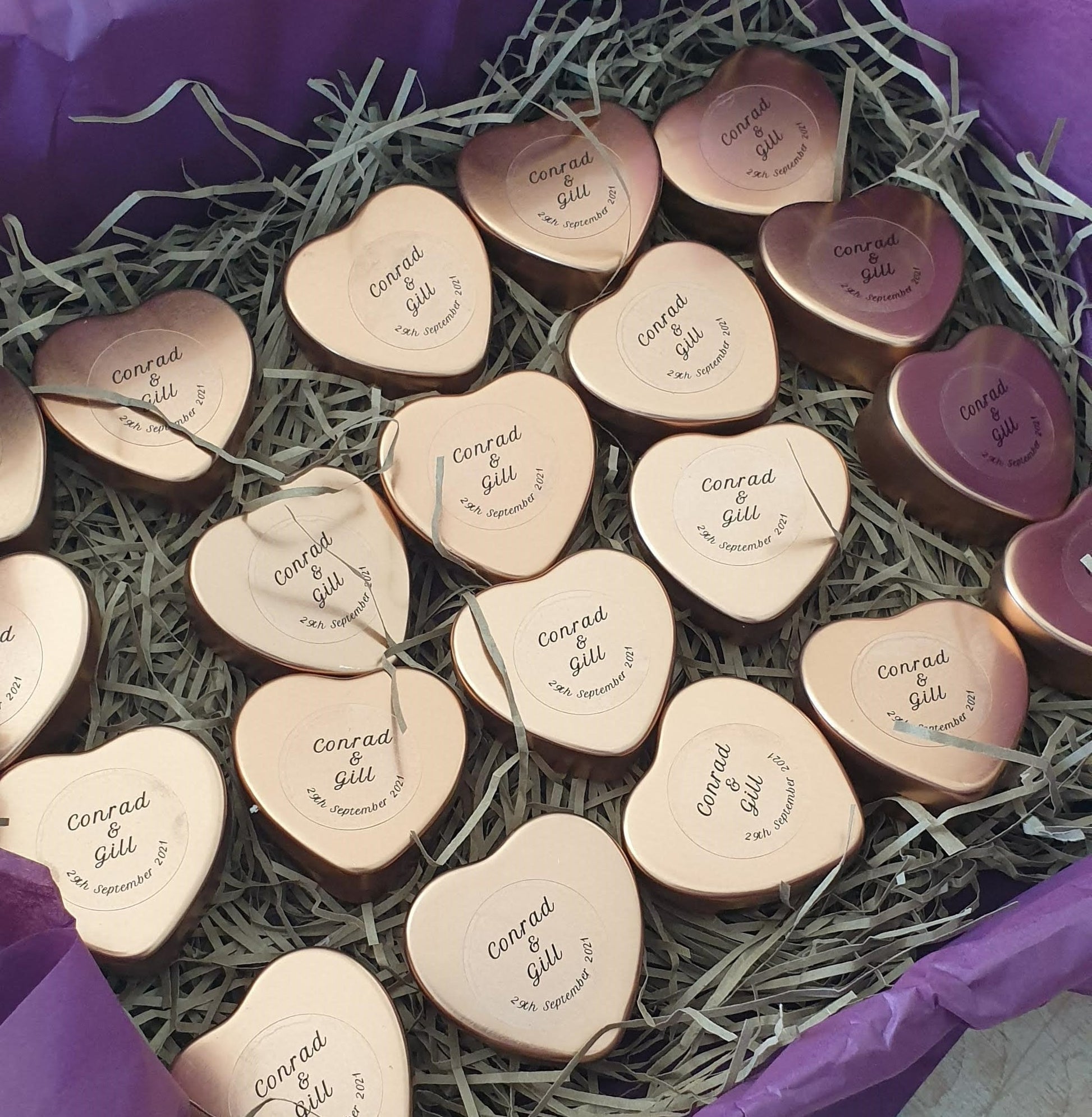 Personalised Bulk Wedding favours, Handmade candle wedding favours, bride to be, bridesmade gift, Wedding Gift, heart candle, Baby Shower