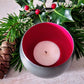 Tealight and Small Metal Bowl | Recycled Iron, Enamel Interior, Antique Zinc Finish | Handmade, Fairtrade, Gift, Candle Gift
