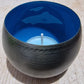 Tealight and Small Metal Bowl | Recycled Iron, Enamel Interior, Antique Zinc Finish | Handmade, Fairtrade, Gift, Candle Gift