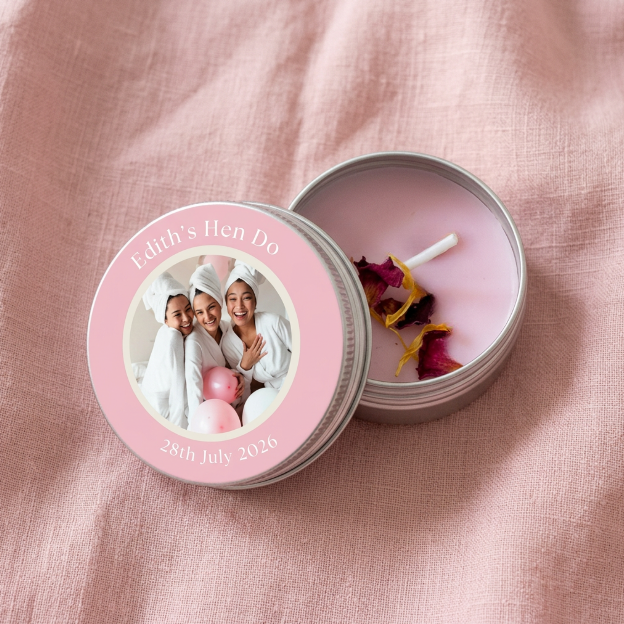 Personalised Hen Party Candle Favours, Hen Do Candle Favours, Hen Party Candle Gifts, Mini Candle Gifts, Hen Party Favours and Hen Do Gifts