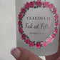 Personalised Birthday Candle & Matches – Rose Wreath
