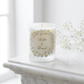 Personalised engagement candle video showing the daisy design and personalisation
